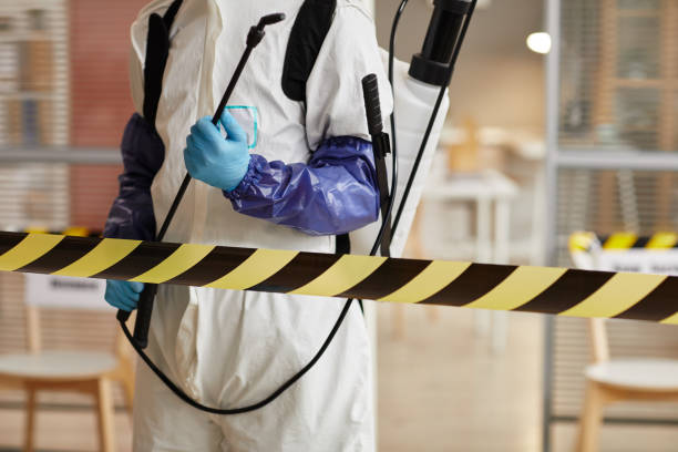Professional Infectious Disease Decontamination technician working in Mountain Lakes, NJ